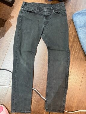 Levi's Men's Slim Straight Black Jeans